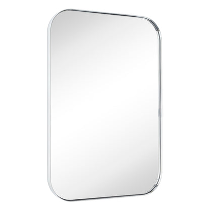 TEHOME Mid-Century Modern Chic Metal Rounded Wall Mirrors
