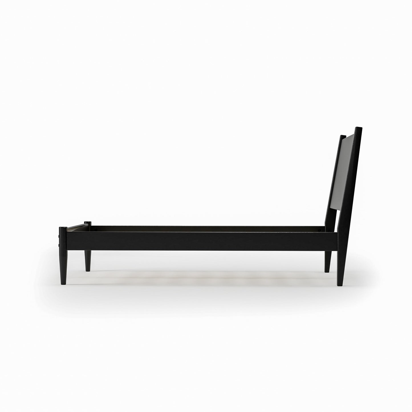 Lit à panneaux du milieu du siècle