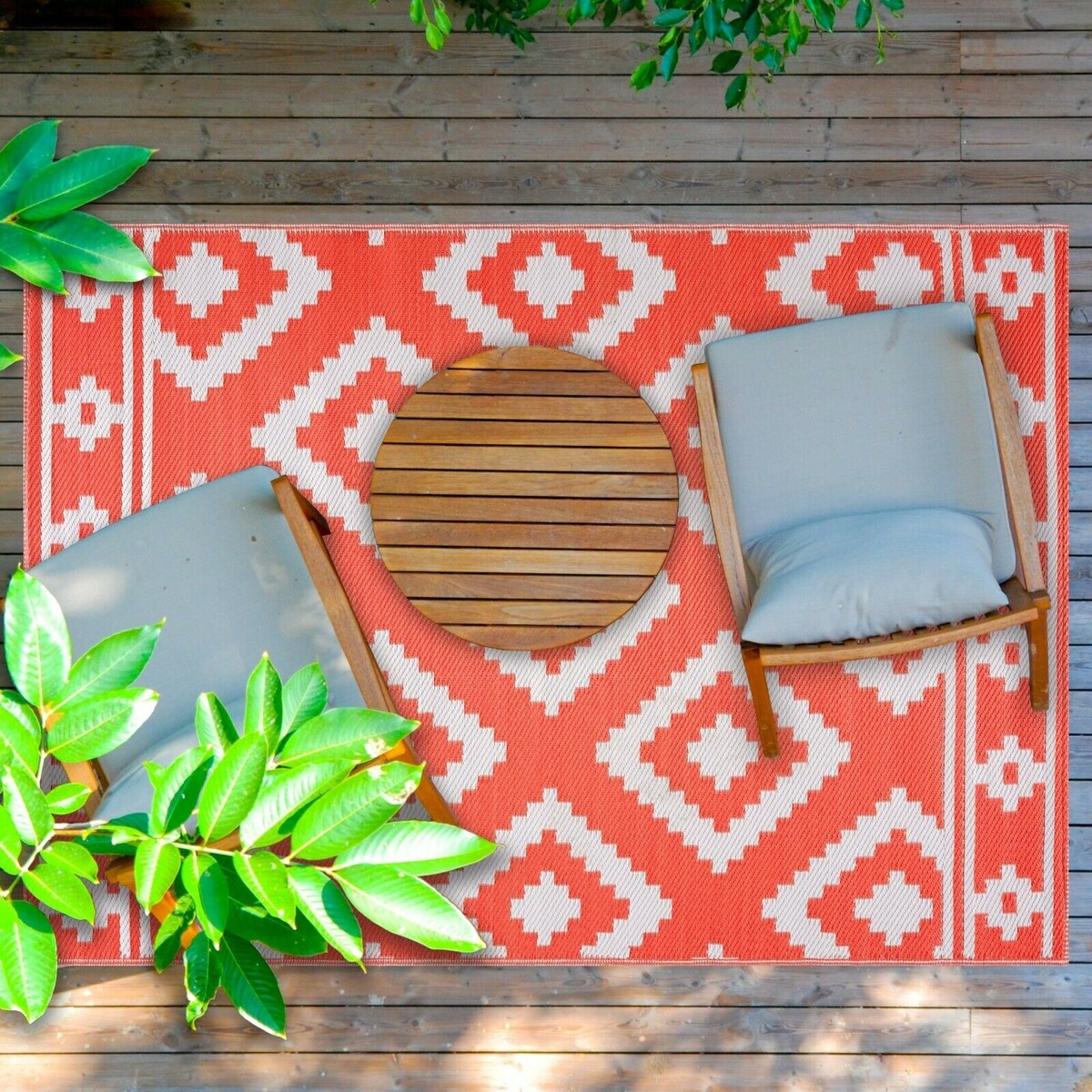 Milan Design 100% Eco-friendly Lightweight Plastic Outdoor Mat/Rug