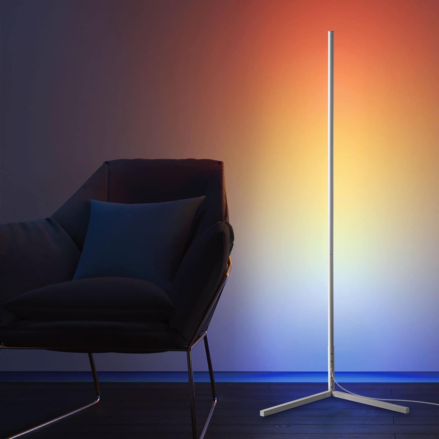 Minimalism RGB Corner Floor Lamp-Set Of 2