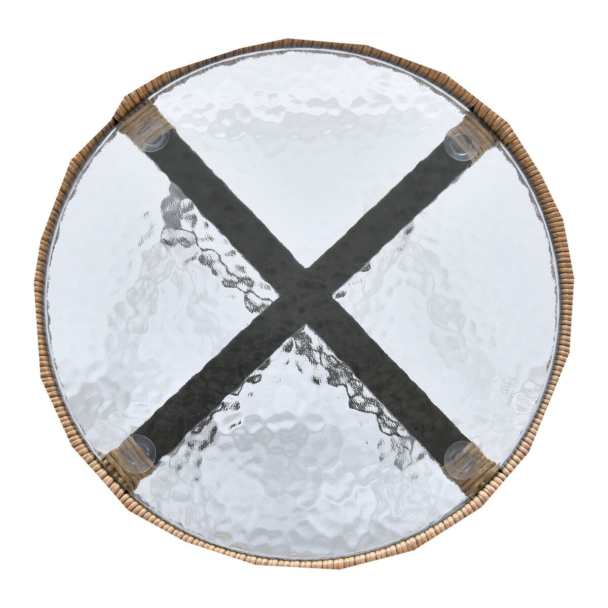 Moasis 3 Pieces Outdoor Wicker Furniture Patio Bistro Set with 2 Chairs and Coffee Table