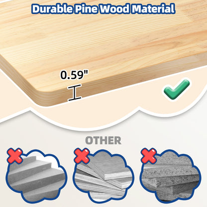 Moasis Cat Wall Shelves Set Wall Mounted Wood Cat Climber Set