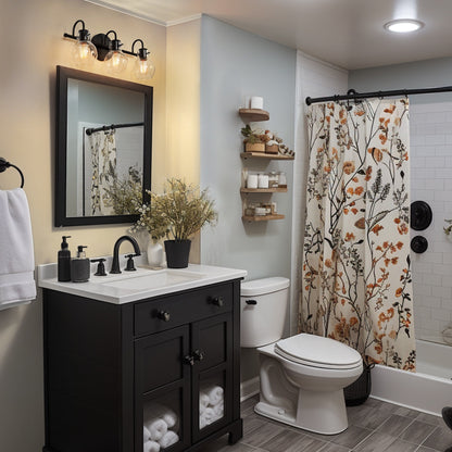 Modern 2/3/4/5-Light Bathroom Vanity Light Globe Glass Wall Sconce Minimalist Design