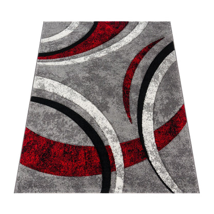 Modern Area Rug for Living Room Abstract Design