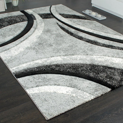 Modern Area Rug for Living Room Abstract Design