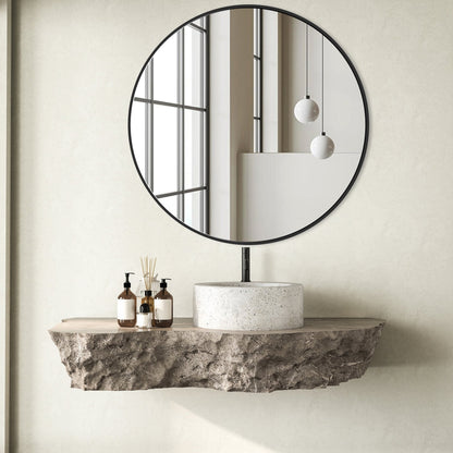 Modern Bathroom Wall Mounted Round Vanity Mirror