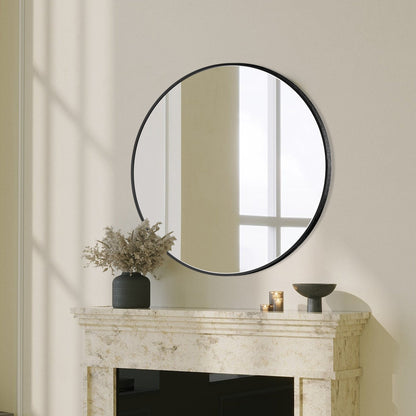 Modern Bathroom Wall Mounted Round Vanity Mirror