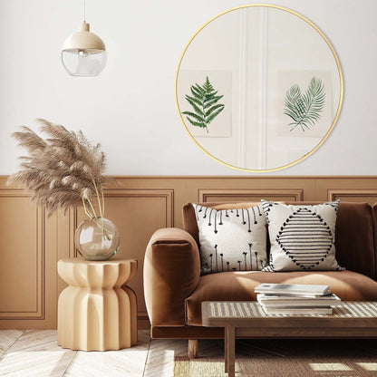 Modern Bathroom Wall Mounted Round Vanity Mirror