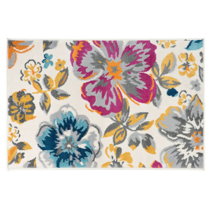 World Rug Gallery Modern Floral Design Area Rug