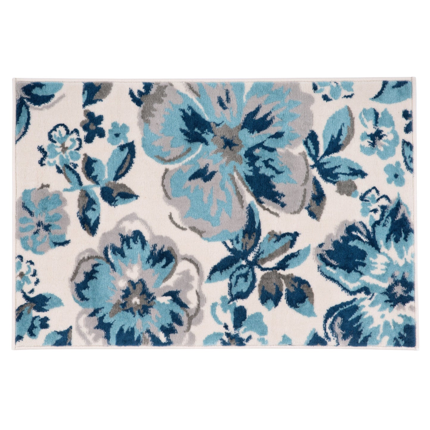 World Rug Gallery Modern Floral Design Area Rug