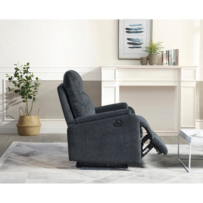 Modern Power Recliner Chair with USB, Full Head & Lumbar Support