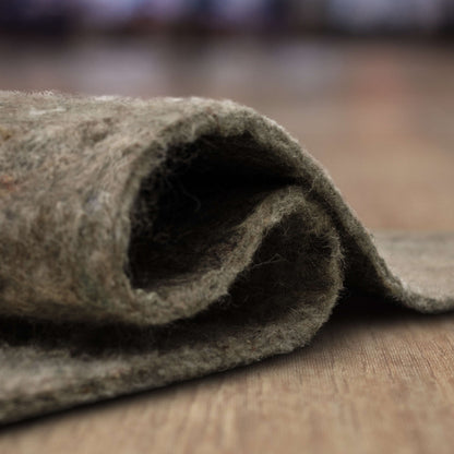 Mohawk Home Felt Rug Pad 3/8 Inch Thick Plush Comfort Cushion - Grey