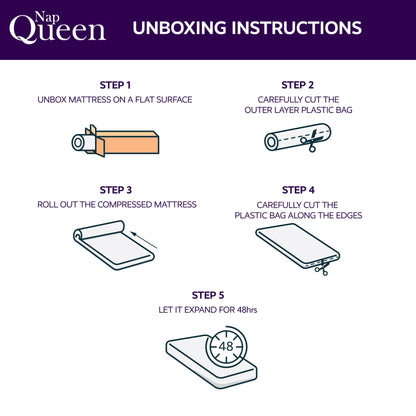 Matelas hybride NapQueen Maxima 8''