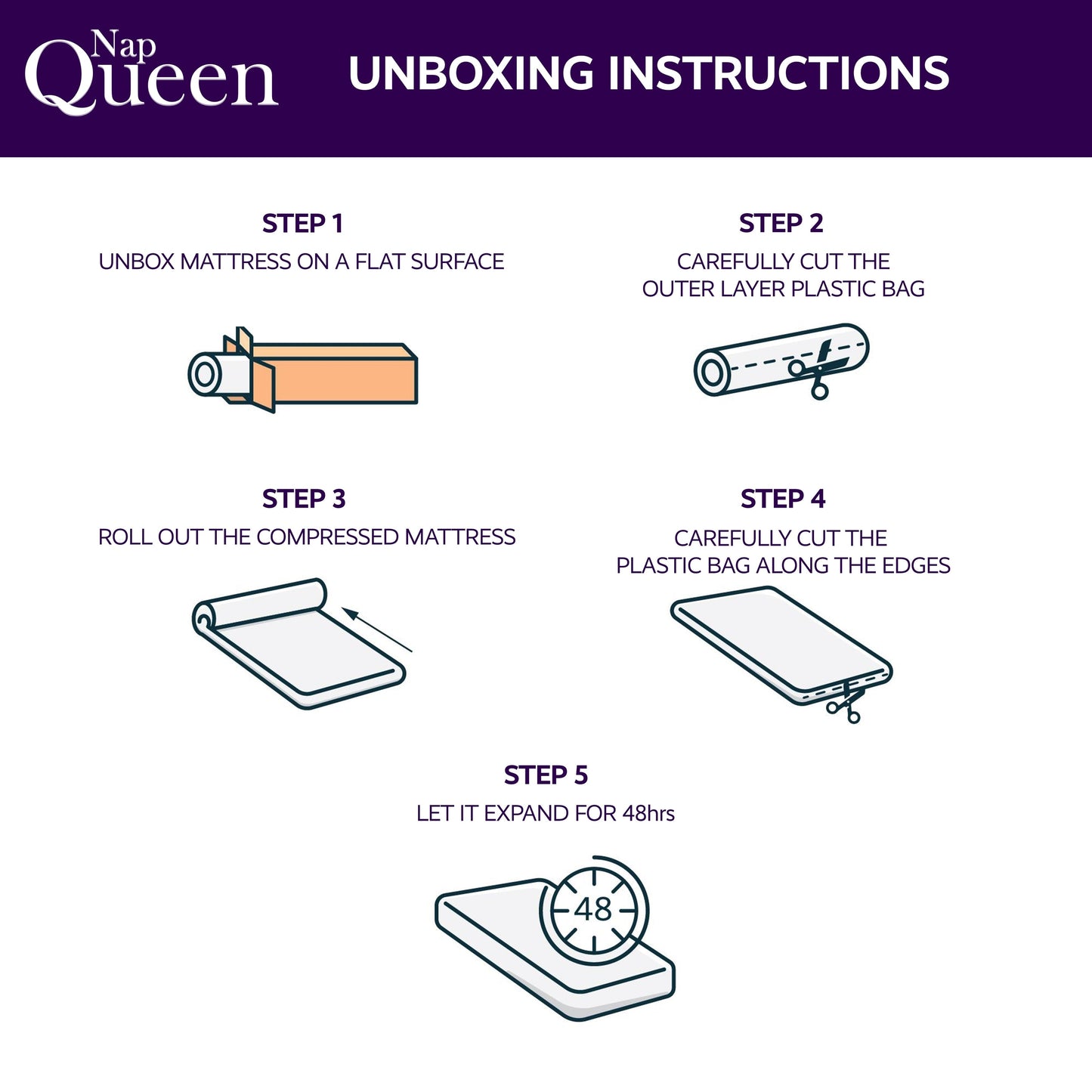 Matelas hybride NapQueen Maxima 8''