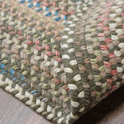 Colonial Mills New England Braid Multi Colored Wool Area Rug