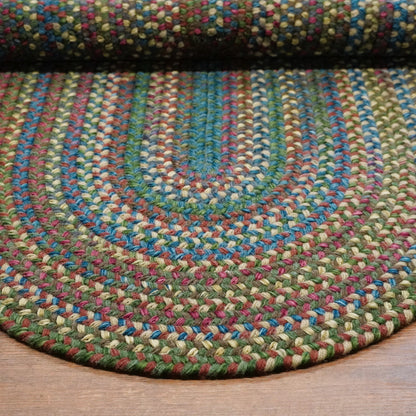 Colonial Mills New England Braid Multi Colored Wool Area Rug