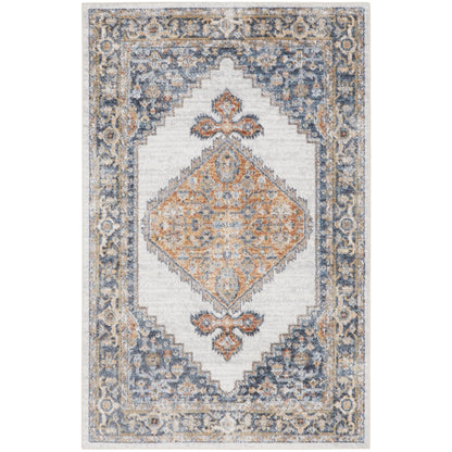 Nourison Abby Machine Washable Indoor only Persian Distressed Area Rug