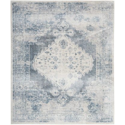 Nourison Abby Machine Washable Indoor only Persian Distressed Area Rug