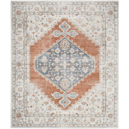 Nourison Abby Machine Washable Indoor only Persian Distressed Area Rug