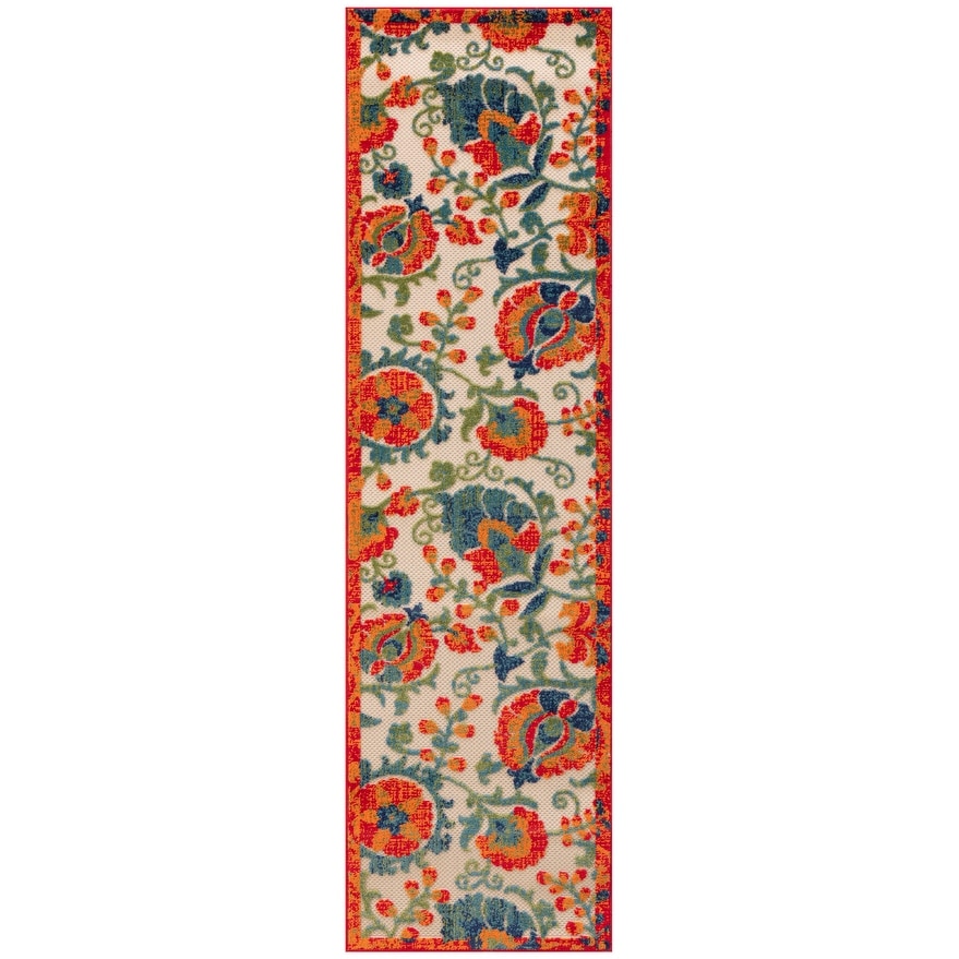 Nourison Alice Indoor/Outdoor Floral Area Rug