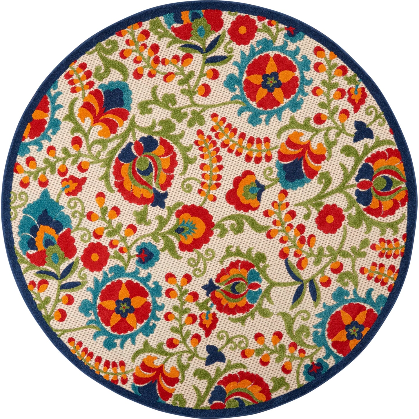 Nourison Alice Indoor/Outdoor Floral Area Rug