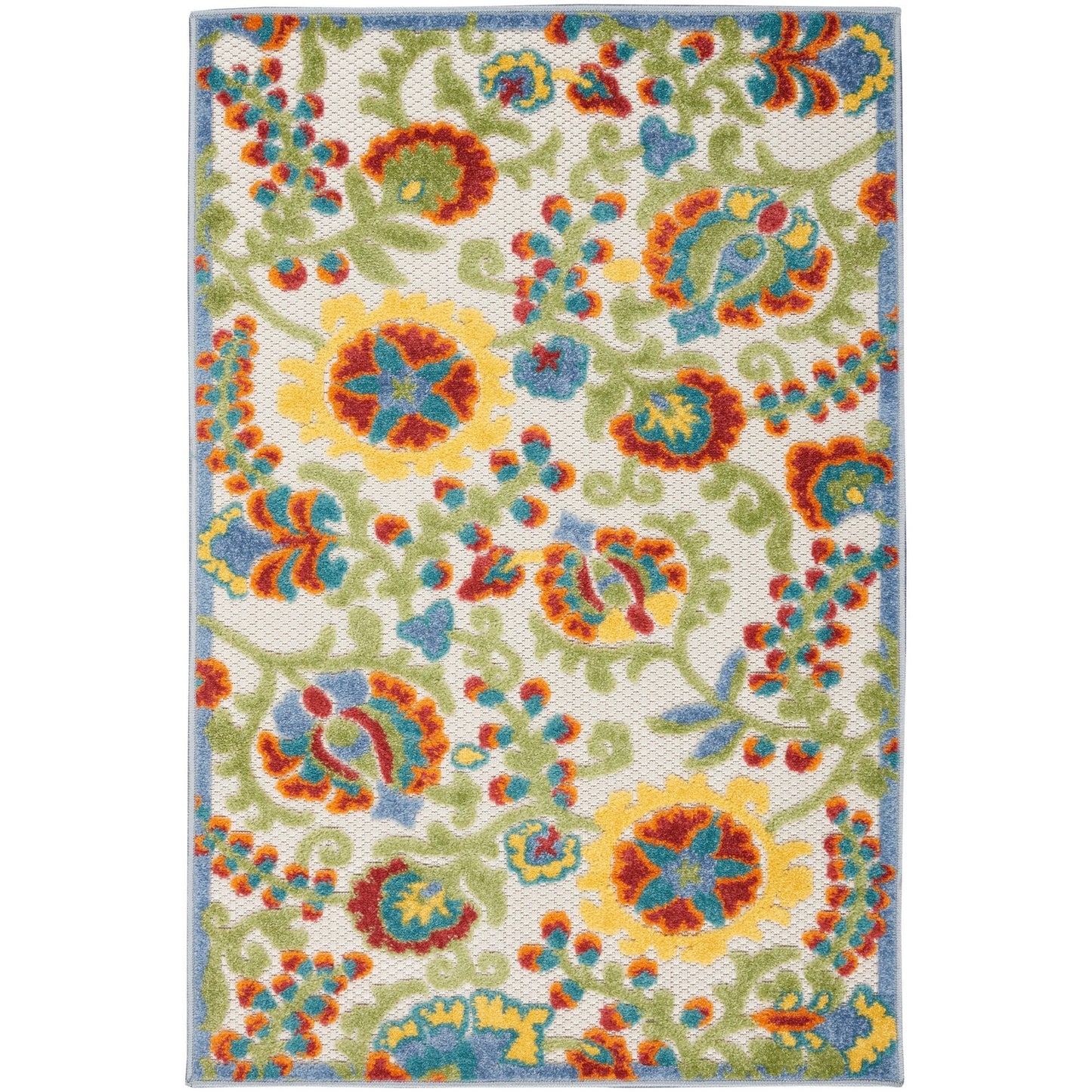 Nourison Alice Indoor/Outdoor Floral Area Rug