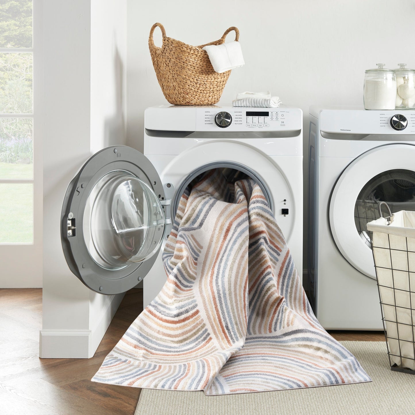 Nourison Astra Machine Washable All-over Design Area Rug