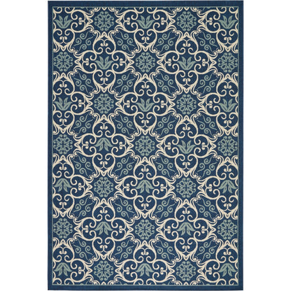 Nourison Caribbean Floral Geometric Indoor/Outdoor Area Rug