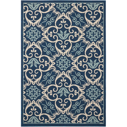 Nourison Caribbean Floral Geometric Indoor/Outdoor Area Rug