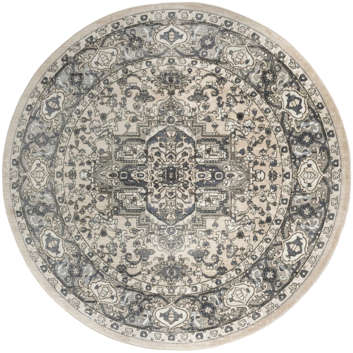 Nourison Concerto Classic Persian Medallion Area Rug.