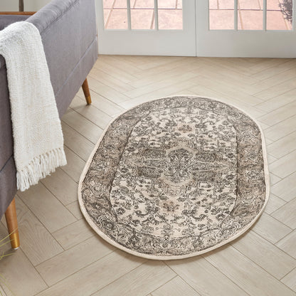 Nourison Concerto Classic Persian Medallion Area Rug.