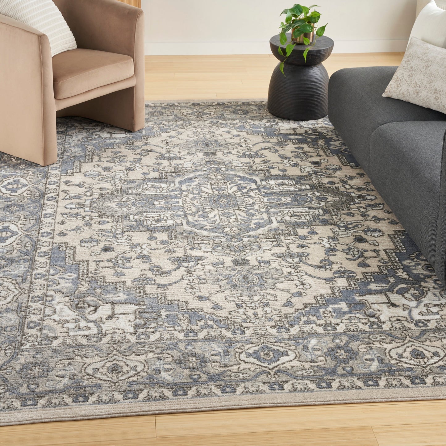 Nourison Concerto Classic Persian Medallion Area Rug.