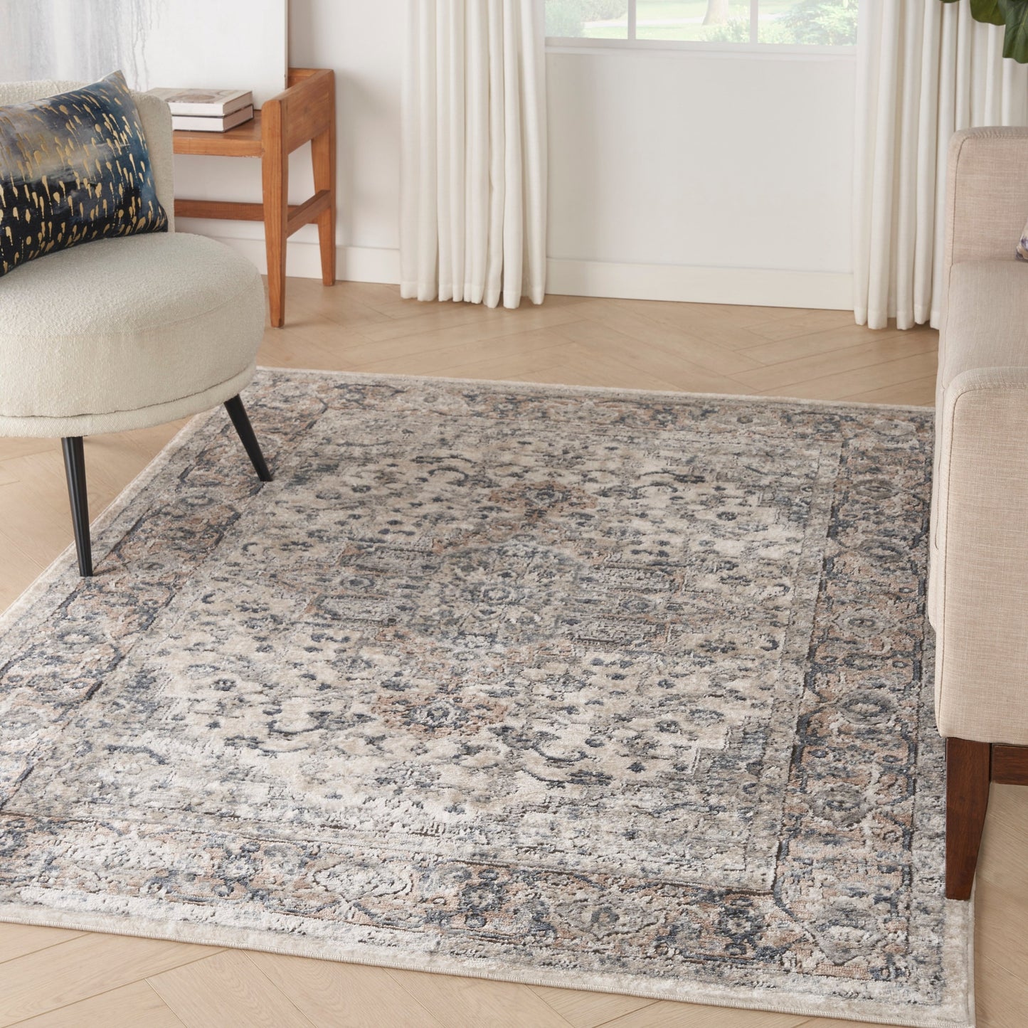 Nourison Concerto Classic Persian Medallion Area Rug.