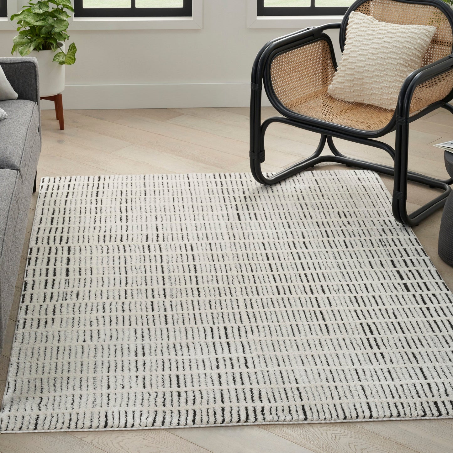 Nourison Cozy Modern Indoor Abstract Area Rug