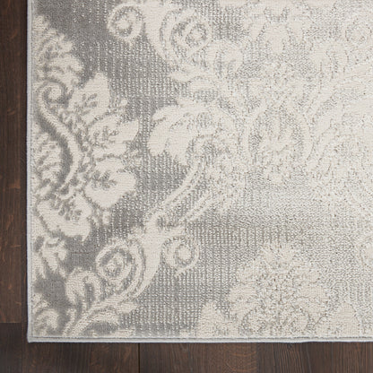 Nourison Elation Damask Pattern French Country Area Rug