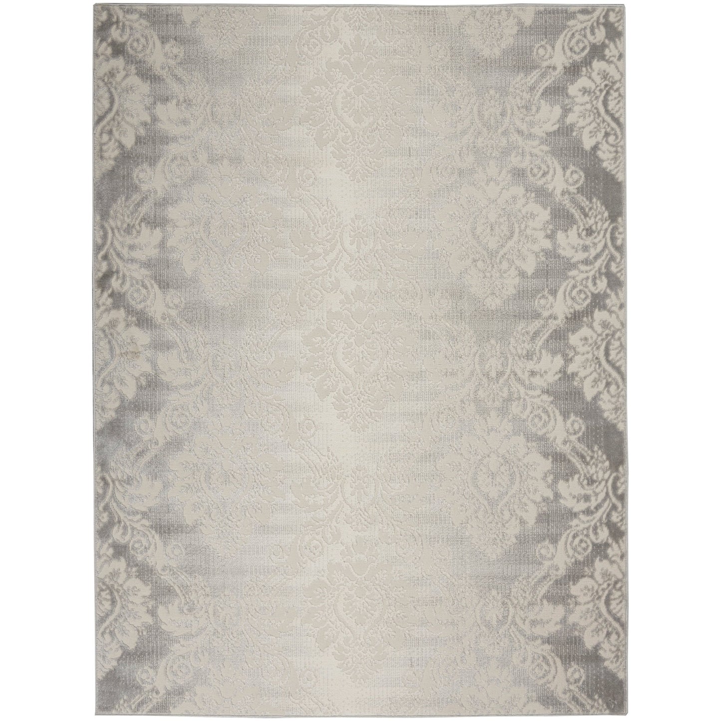 Nourison Elation Damask Pattern French Country Area Rug