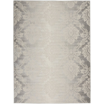 Nourison Elation Damask Pattern French Country Area Rug