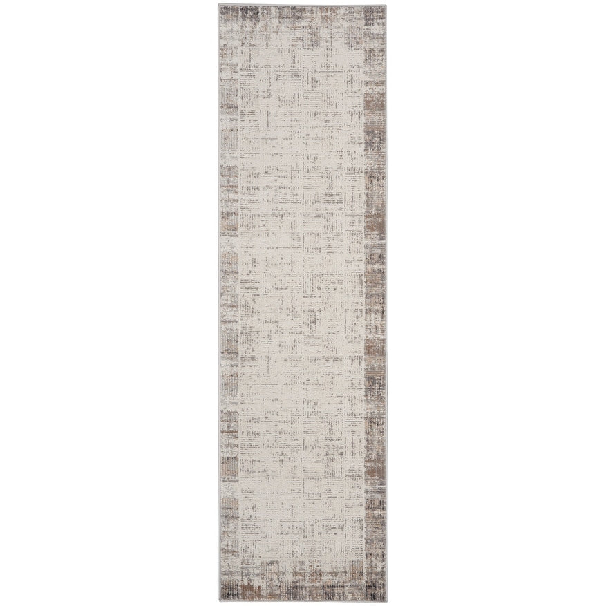 Nourison Emily Indoor only Ivory Grey Abstract Area Rug