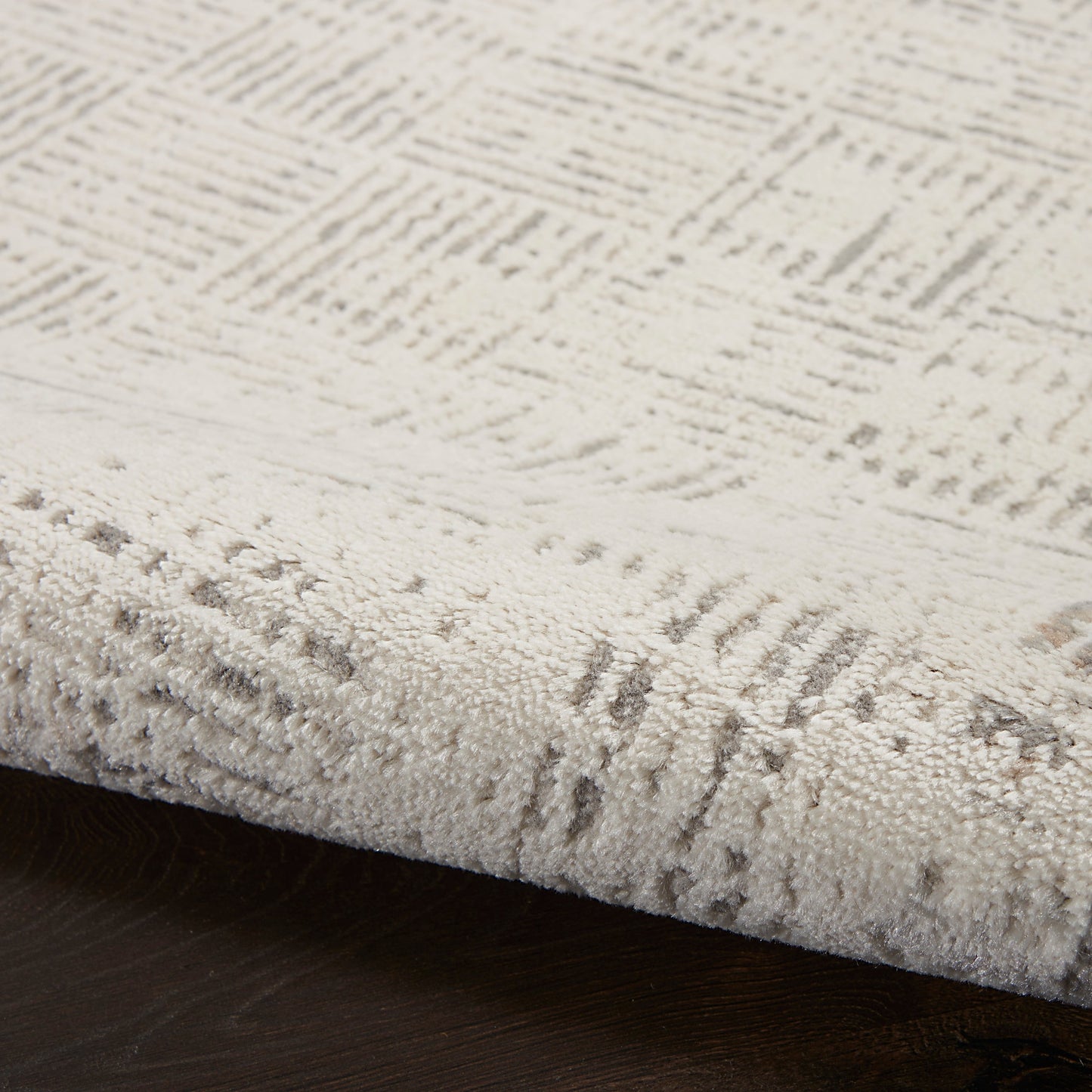 Nourison Emily Indoor only Ivory Grey Abstract Area Rug