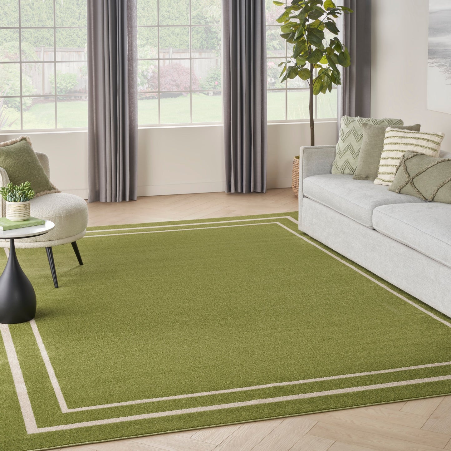 Nourison Essentials Indoor/Outdoor Solid Area Rug