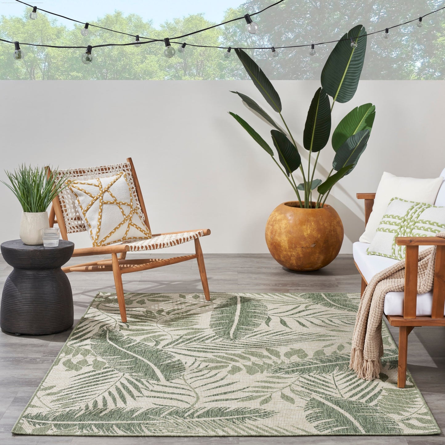 Nourison Garden Oasis Indoor/Outdoor Nature Area Rug