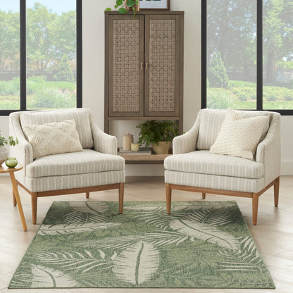 Nourison Garden Oasis Indoor/Outdoor Nature Area Rug