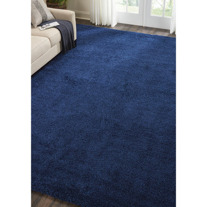 Nourison Malibu Shag Modern Plush Solid Area Rug