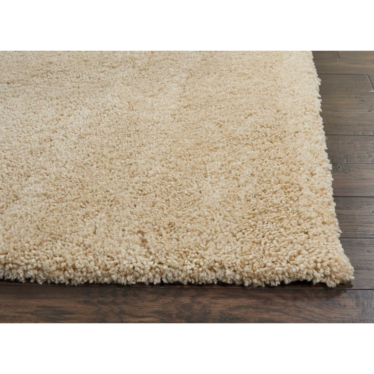 Nourison Malibu Shag Modern Plush Solid Area Rug