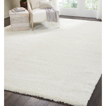 Nourison Malibu Shag Modern Plush Solid Area Rug