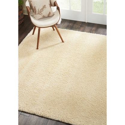 Nourison Malibu Shag Modern Plush Solid Area Rug
