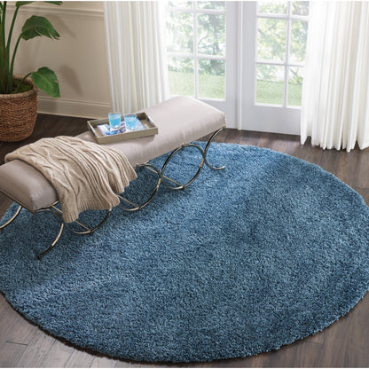 Nourison Malibu Shag Modern Plush Solid Area Rug