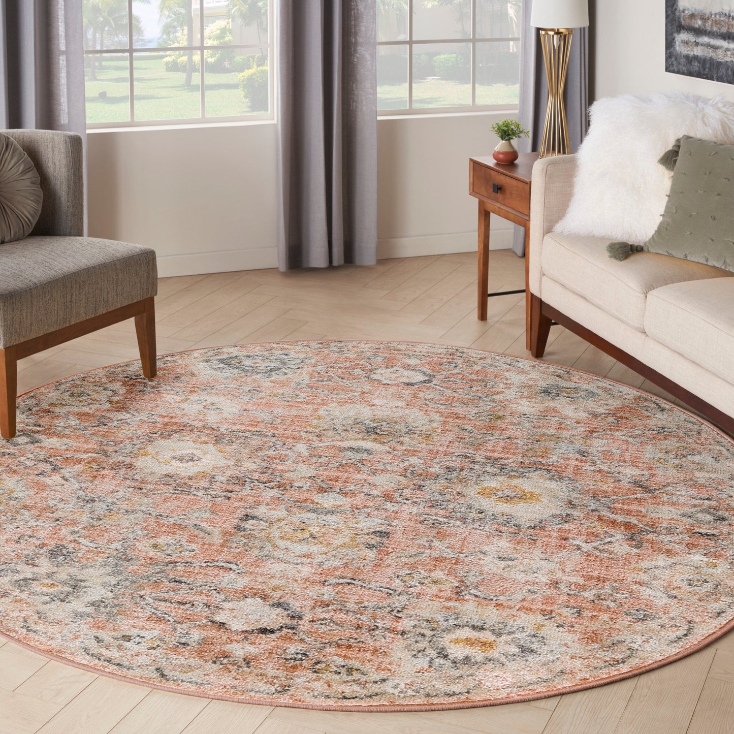 Nourison Oushak Home Indoor Persian Area Rug