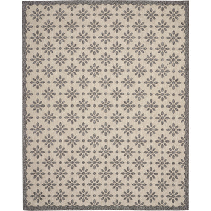 Nourison Palamos Modern Floral Hi Low Geometric Indoor Outdoor Area Rug
