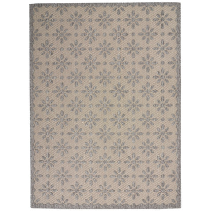 Nourison Palamos Modern Floral Hi Low Geometric Indoor Outdoor Area Rug